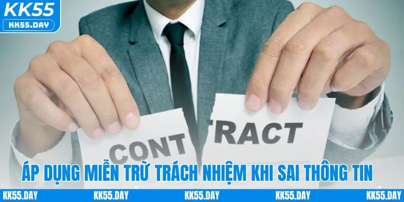 Áp dụng miễn trừ trách nhiệm khi thông tin sai lệch