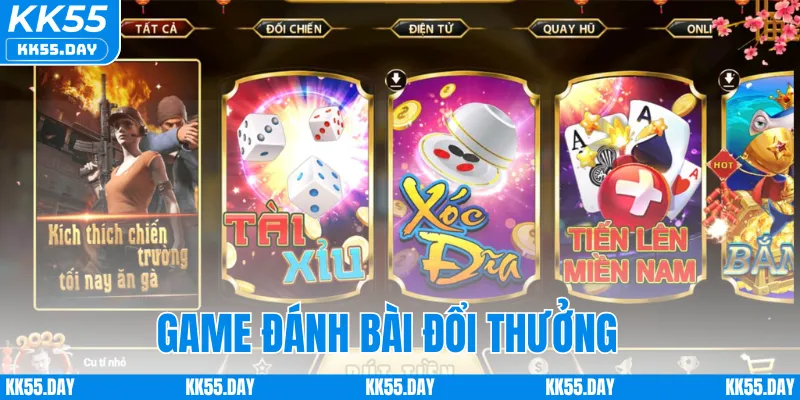 Tổng Hợp Game Đánh Bài Đổi Thưởng Hấp Dẫn Nhất KK55
