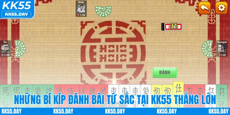 Những bí kíp đánh bài Tứ Sắc tại KK55 thắng lớn